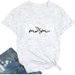 European And American Independent Site Fashion Stylish Women's "archery Mom" Round-neck Short-sleeve T-shirt ._ecoleips.com