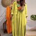 Women's V-Neck Linen Blend Dress – Breathable A-Line Midi Dress With Relaxed Fit, Casual Boho Style_ecoleips.com