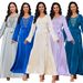 Women's Clothing Women's Muslim Robe New Beaded Temperament Slim Dress_ecoleips.com