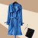 Korean Plus Size Trench For Women, Mid-Length, 2025 Spring And Autumn New Fashion, Petite Trendy British Style_ecoleips.com