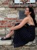 Tossy Lace V-Neck Patchwork Maxi Dress Women Backless High Waist Slim Spaghetti Contrast Party Dress Female Spring Long Dress_ecoleips.com