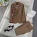 Premium Women's Purple Suit Set – Elegant Business Formal Wear For Office & Professional Events_ecoleips.com