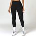 Women's Clothing Quick Drying Tight Yoga Pants Sanded Tummy Lifting High Waisted Fitness Pants_ecoleips.com
