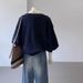 So Korean Style! High-End Feel, Super Beautiful, Unique And Chic, Fashionable Niche Design, Blue Two-Piece_ecoleips.com