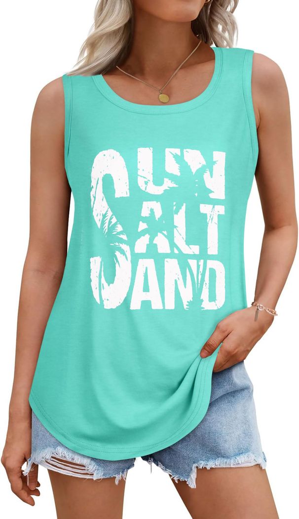 Rosemia Tank Tops For Women Summer Sleeveless Casual Loose Fit Tunic Tops 2026_ecoleips.com