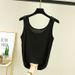 Modal Cotton Plus-size Double U-neck Camisole Tank Top For Women, 2021 Spring/summer New Style_ecoleips.com