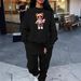 Women's Fleece Lined Two Piece Set Casual Round Neck Printed Sweatshirt Outfit Style_ecoleips.com