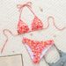 Verve 2025 New Tie Leopard Print Sexy Bikini Two-Piece Swimsuit Women's Swimwear_ecoleips.com
