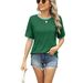 Aria Basics Aria Basics European And American Cross-border Foreign Trade Clothing 2025 Spring-summer New Loose Ribbed Patchwork_ecoleips.com