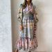 2026 New Spring Women's Clothing, Cross-Border European American Dresses, Fashionable And Elegant Printed Flared Dresses_ecoleips.com