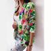 Women's Clothing American Style Printed Blazer Casual Spring Outerwear Long Sleeve Elegant Fashion Slim Fit Coffee Dark Blue Black_ecoleips.com