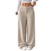 Plus Size Corduroy High-Waisted Wide-Leg Pants For Women - Fall & Winter Oversized Palazzo Trousers With Multiple Pockets (S-XXL)_ecoleips.com