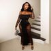 Women's Halter Neck Long Sleeve Dress Sexy Lace Bodycon Hollowed Out For Spring Summer_ecoleips.com