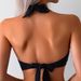 Women's High-Waisted Bikini Two-Piece Swimsuit Sexy Backless Design Multiple Colors Solid Colors Available_ecoleips.com