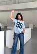 In The Wind Loose Digital Printing T-shirt For Women Can Wear Off-the-shoulder Basic Pullover Round Neck Short-sleeved Casual Top Summer_ecoleips.com