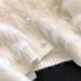 Women's Clothing Women's Knit Cardigan Sweater Coat V-Neck Loose Long Sleeve Fringe Boho Chic Top - Pink, Blue, White (One Size)_ecoleips.com