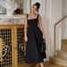 Foreign Trade 2026 Summer New European And American Women's Fashion Elegant Square Neck Sleeveless Waist-Cinching_ecoleips.com