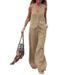 Men's Casual Cotton-Linen Vest & Pants Set – Patchwork Two-Piece Outfit (Khaki/Orange/Army Green/White/Black, Breathable & Lightweight Summer Suit)_ecoleips.com