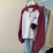 American-style Real-shot Long-sleeve Sweatshirt Women, Loose Thin, Korean Version, Half-zip Polo Collar, Raglan Sleeve_ecoleips.com