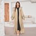Verve 2025 New Embroidered Muslim Clothing Fashion Elegant Cardigan Rayon Dress Robe_ecoleips.com
