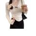 White Lace Lace Bottoming Shirt, Spring Wear Top, Spring And Autumn Can Be Worn Inside 2026 New Horn Sleeves_ecoleips.com