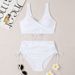 Aria Basics Cross-border In-stock European American Swimwear For And , Solid Color Two-piece Bikini Set_ecoleips.com