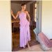 Sexy Pleated Halter Neck Dress Fashion Women Party Dress Summer Beach Vacation Dress Trendy Y2K Hot Girl Slip Sundress For Holiday_ecoleips.com