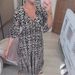 Women's V Neck Beach Dress Summer Style Loose Print Loose Maxi Dress For Vacation_ecoleips.com