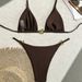 Women's Clothing Bikini Metal Ring Fine Flash Advanced Sexy Split Swimsuit_ecoleips.com