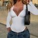 2025 Fall/Winter Cross-Border European And American Deep V Long Sleeve Solid Color Jumpsuit New Chinese Style_ecoleips.com