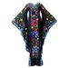 European And American Women's Fashion Autumn Winter Long Bohemian Evening Gown Hot-Selling Batwing Sleeve Printed_ecoleips.com