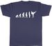 Women's T-Shirts Evolution Of Karate Mens Womens Ladies Unisex T-Shirt_ecoleips.com