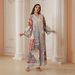 NT01 plus Size Women's Robe Dress Cross Border Fashion Turkish Style Jacquard Mesh Print Muslim Clothing_ecoleips.com