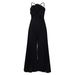 Women's Clothing Summer Halter Neck Three Dimensional Flower Solid Color Wide Leg Large Size Jumpsuit_ecoleips.com