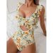Women's Clothing New Style Printed Tight Fitting One Piece Swimsuit_ecoleips.com