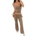 DiYun European American Sports Hot Girl Two-Piece Camisole And Slightly Spicy Wide-Leg Pants Set Women's Clothing 2025_ecoleips.com