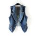Women's Clothing Women's Slimming Denim Vest Style Short Outerwear For Spring And Autumn Versatile For Formal & Casual For Women_ecoleips.com