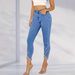 New Women's Casual Slim Fit Pants Versatile European American Style Denim Hot Selling 2025 Ws1195 & Archer0603_ecoleips.com