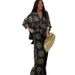 Women's Long Sleeve Top & Wide Leg Pants Set – Artistic Ink Wash Print, Comfortable Polyester, Trendy Streetwear (Xs-Xxxl, 6 Colors)_ecoleips.com