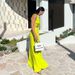 Women's clothing style summer new cross-border women's fashion V-neck sexy hollow slim hip evening dress_ecoleips.com