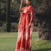 Women's Elegant Strapless Dress Style Vacation Wear With Shawl Printed Long Skirt New_ecoleips.com