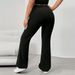 Aria Basics Cross-border European American Plus-size Women's Clothing 2026 Ins Street Style Retro Flared Pants With Flap Pockets And_ecoleips.com