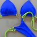 Aria Basics 2025 New Nylon Solid Color Heart-Shaped Bikini Set Low-Waist Tie-Up European And American Fashion Biquini_ecoleips.com
