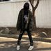 Women's Clothing Trendy Brand Military Green Camouflage Washed Old Jacket With Patch On The Back Lapel Long Sleeved Shirt For Men And Women Vibe Style_ecoleips.com
