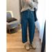 Retro Blue Straight-leg Women's Jeans, New Spring-summer Style, Slimming And Flattering For Plus-size Women, Loose_ecoleips.com