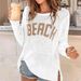 Women's Clothing Loose Long Sleeved T Shirt Simple Large Size Casual Women's Knitted Top_ecoleips.com