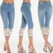 K Lace Ankle Thin Stretch Jeans For Women To Look Slim_ecoleips.com