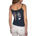 Women's Slim Fit Wing Suspender Top Casual Sexy Tank Pure Polyester Spring/Autumn_ecoleips.com