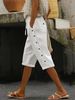 Aria Basics Aria Basics 2025 Cross-Border European And American Fashion New Women's Clothing Buttoned Loose Versatile Casual Shorts_ecoleips.com