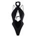 Aria Basics 2025 New European American Style Hollow Out - Slimming And Flattering High-End Women's One-Piece Swimsuit_ecoleips.com